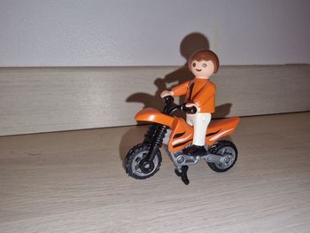 Playmobil moto + personnages