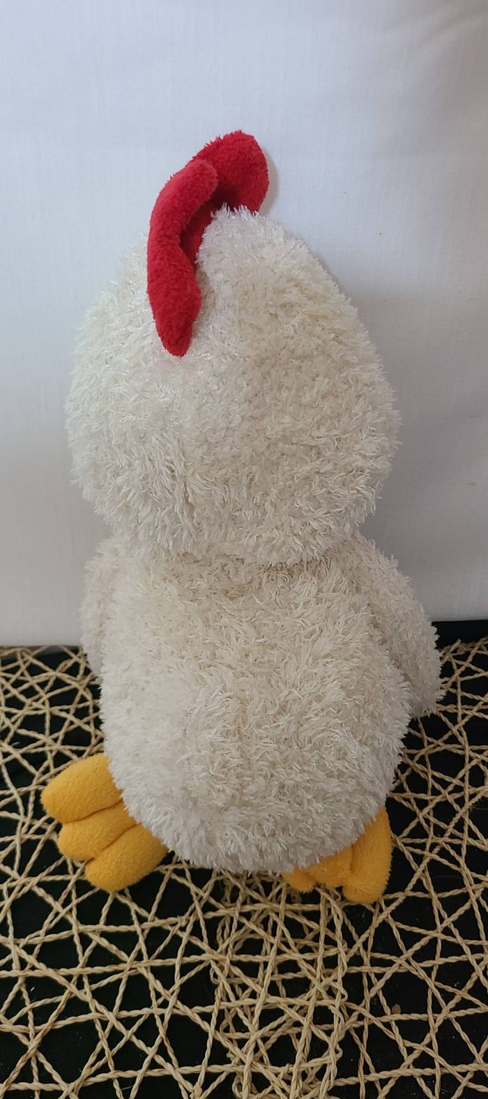 Peluche Poussin JOURS HEUREUX CREAPRIM coq ou poule 38 cm - photo numéro 4