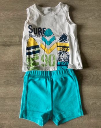 Ensemble short et débardeur 3 mois