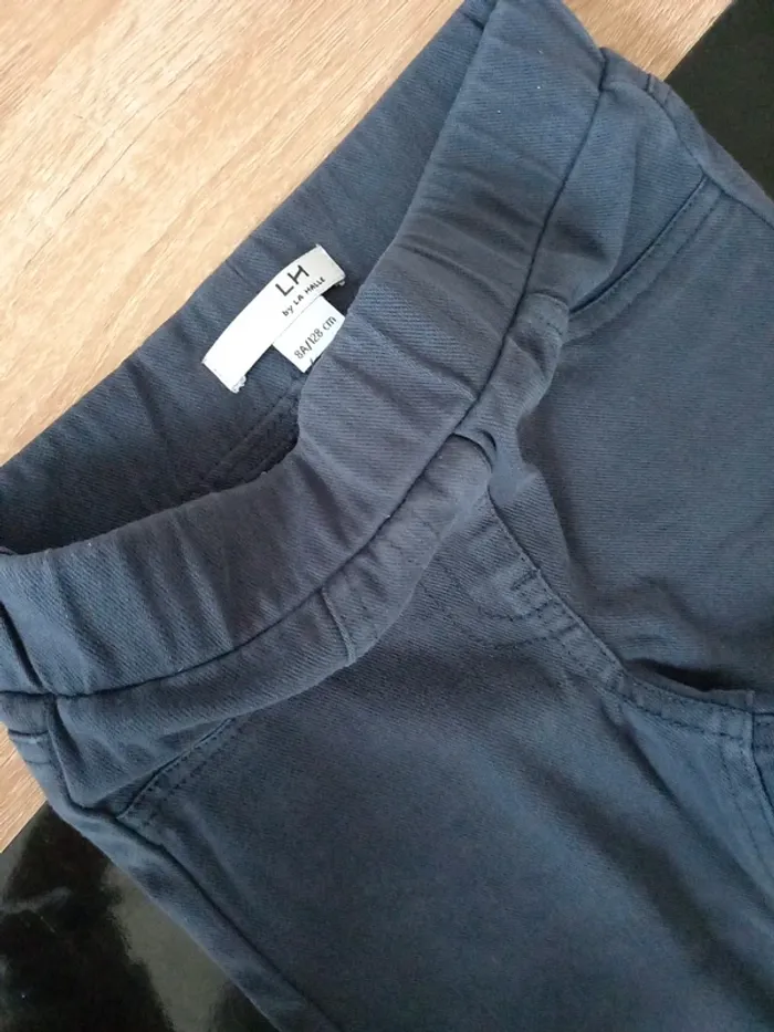 Pantalon bleu fille 8 ans - photo numéro 6