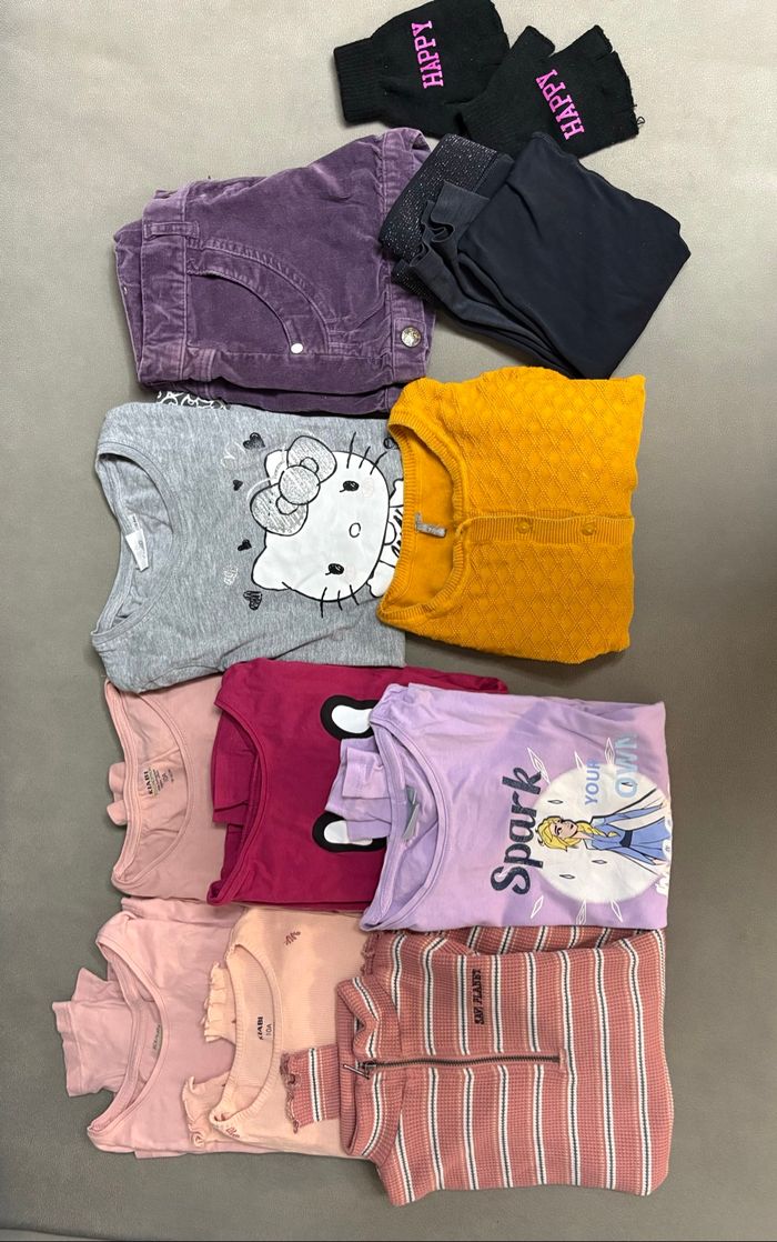 Lot vêtements fille