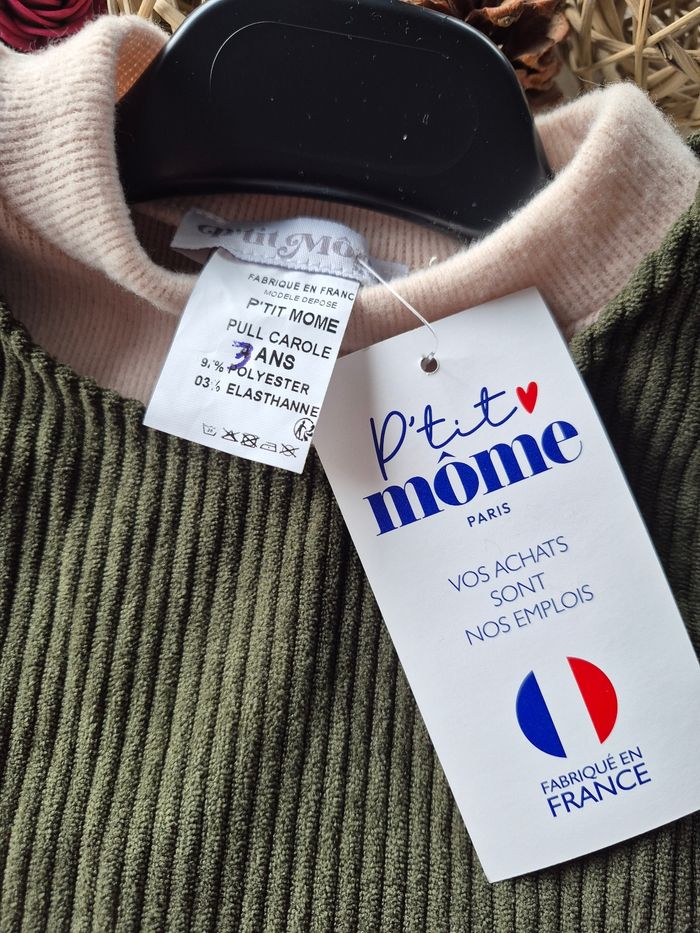Robe Kaki et pull 3 ans - photo numéro 2