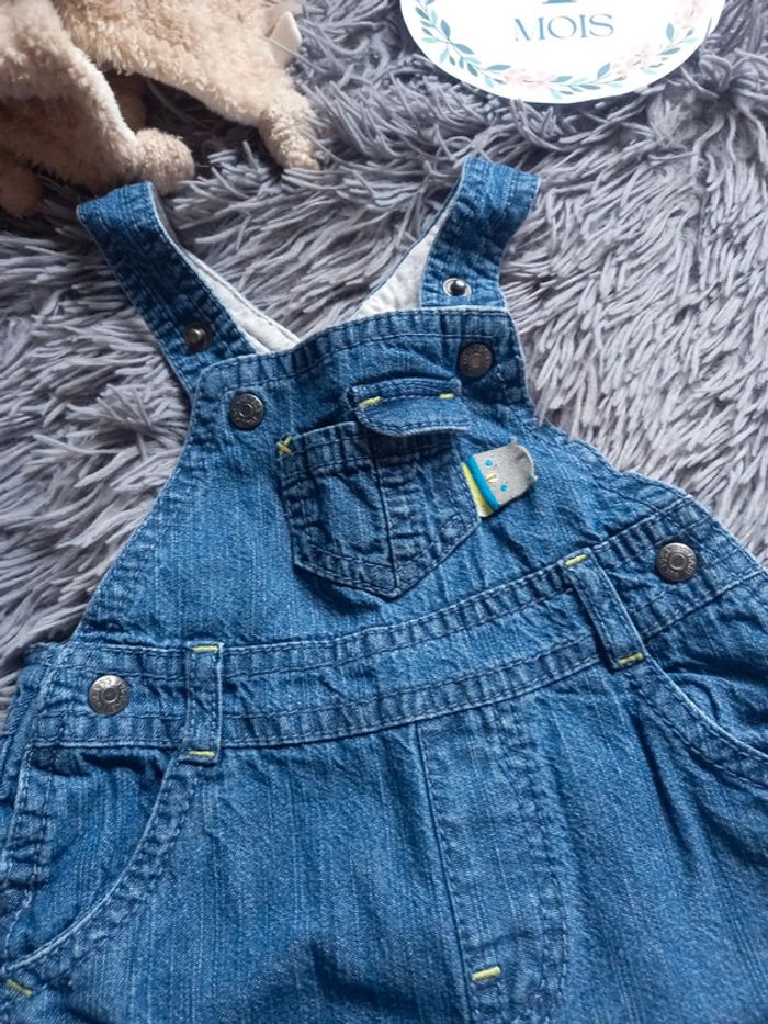Salopette en jeans bébé garçon - photo numéro 3