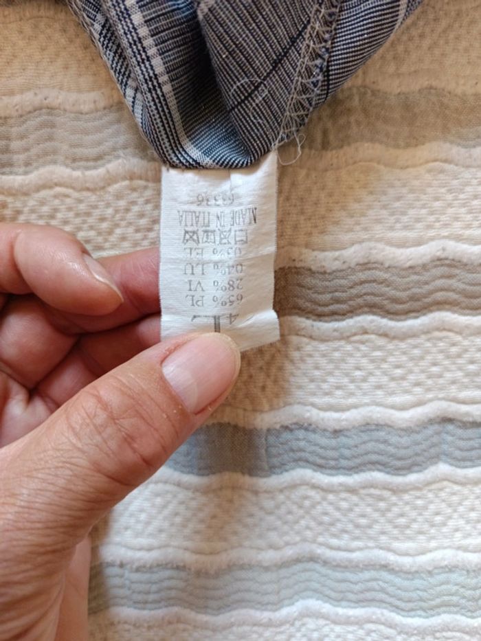 Short t.38 carreaux gris - photo numéro 6