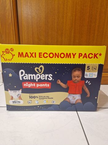 Pampers pants night taille 5