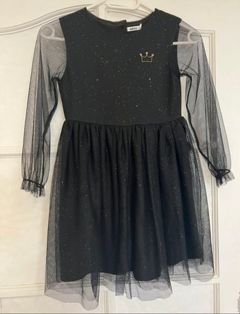 Robe courte noire fille 8 ans