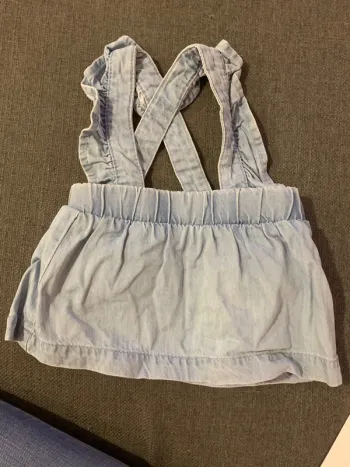 Petite robe en jean à bretelle