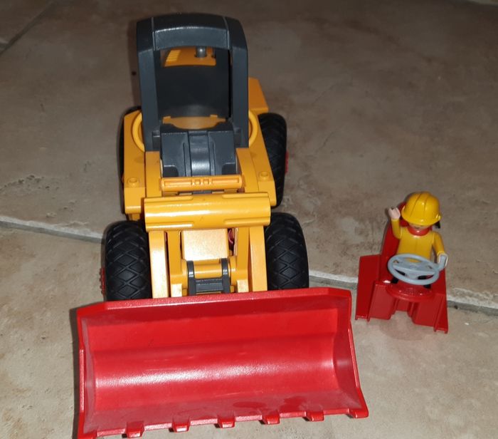 Lot de 2 pelleteuses Playmobil - photo numéro 4