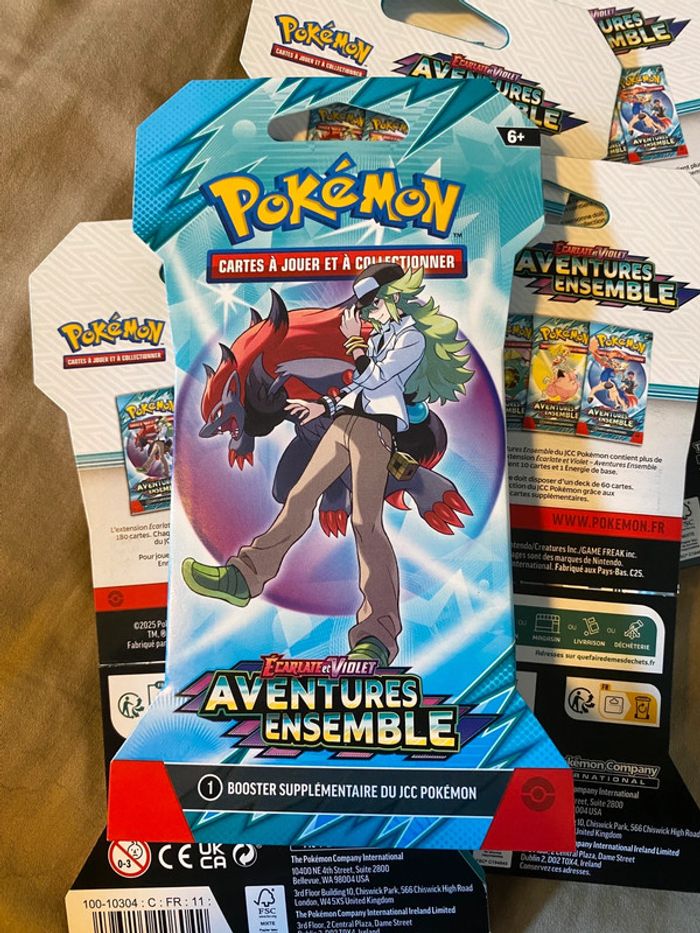 Lot de 6 blisters pokémon EV09 aventures ensemble - photo numéro 10