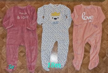 Lot 3pyjama 18mois