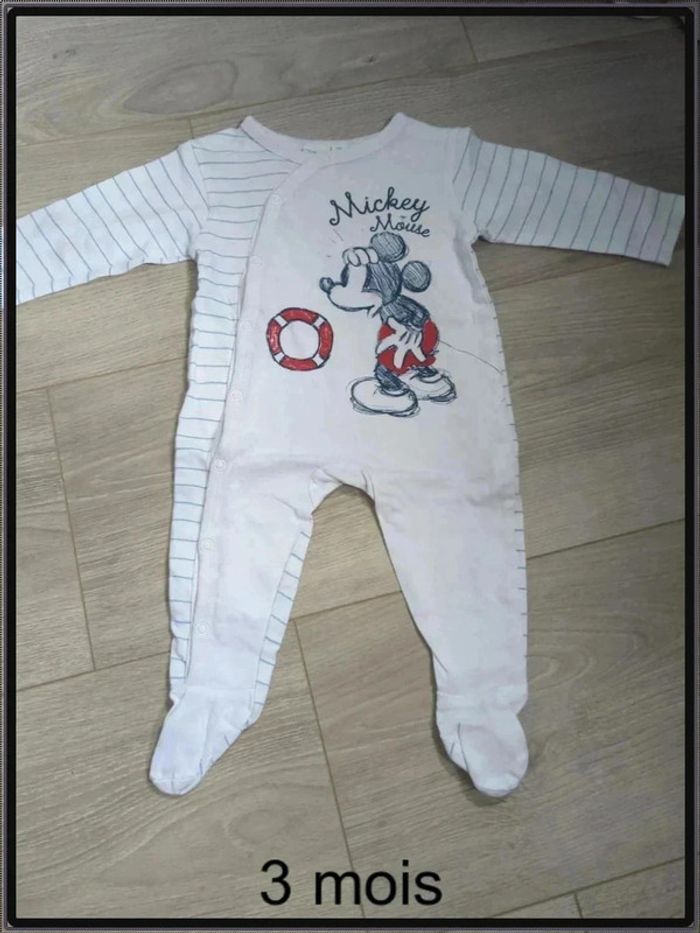 Pyjama été Mickey 3 mois