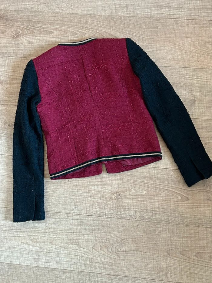 Blazer rouge et noir Mango taille S TBE - photo numéro 16