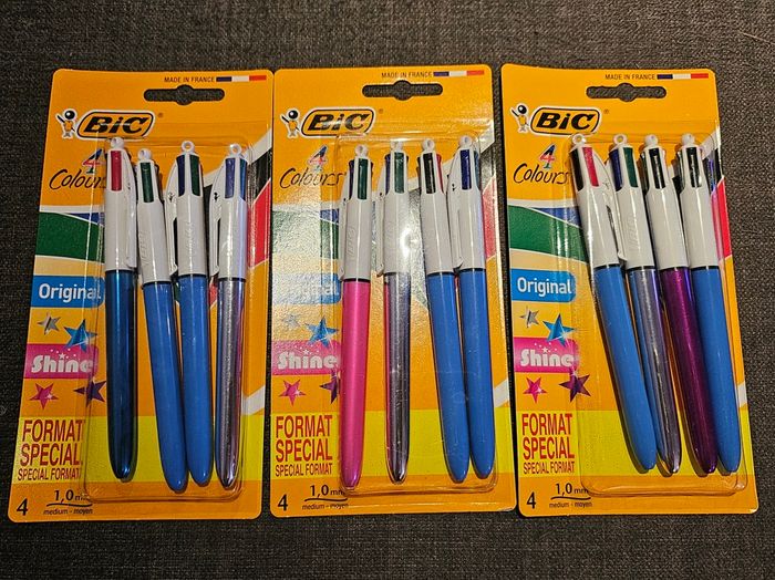Lot bic 4 couleurs