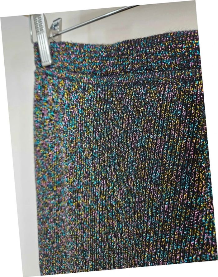 Ensemble brillant en laine débardeur et jupe Benetton - photo numéro 10