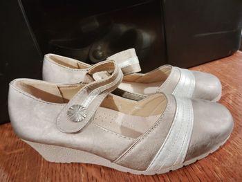 Chaussures bronze gris