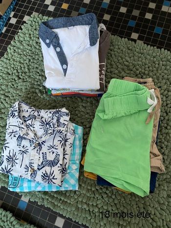 Lot 18 mois garçon été