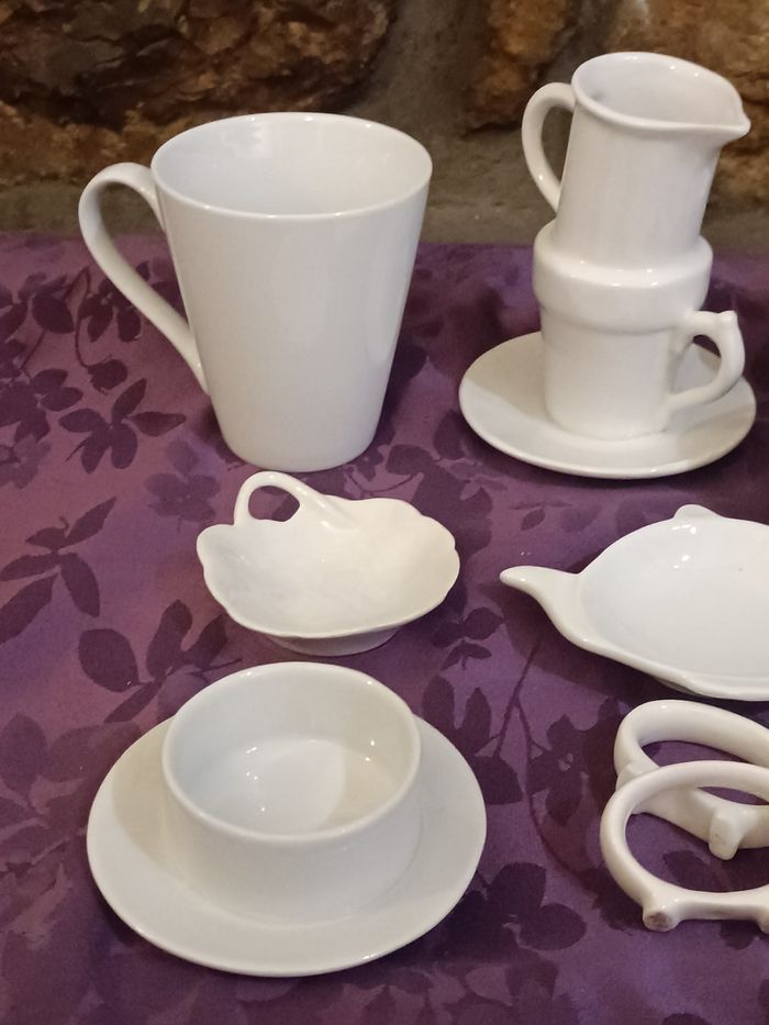 Lot porcelaine blanche - photo numéro 10