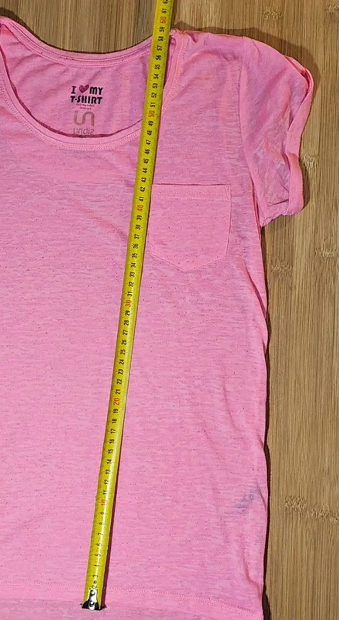 Tee-shirt Undiz rose - photo numéro 4