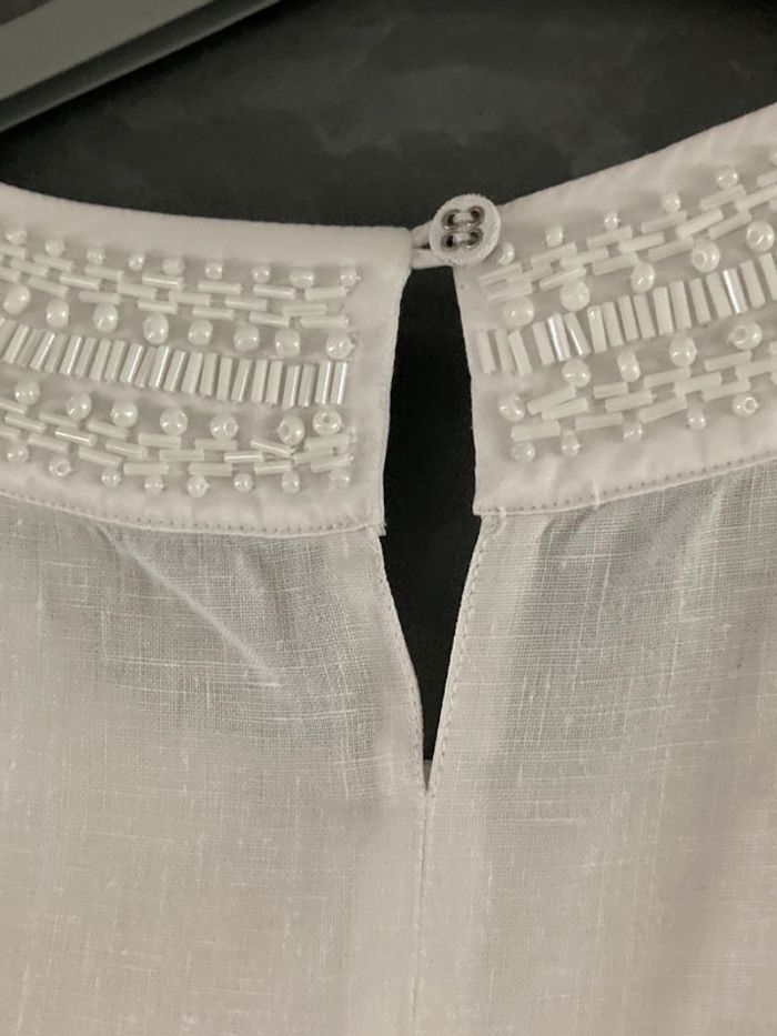 Top en coton Etam blanc - photo numéro 7