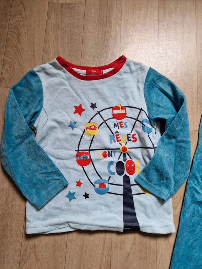 Lot 3 pyjamas chauds 5 ans - photo numéro 8