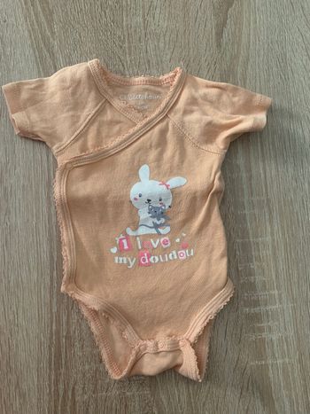 Body manche courte 1 mois
