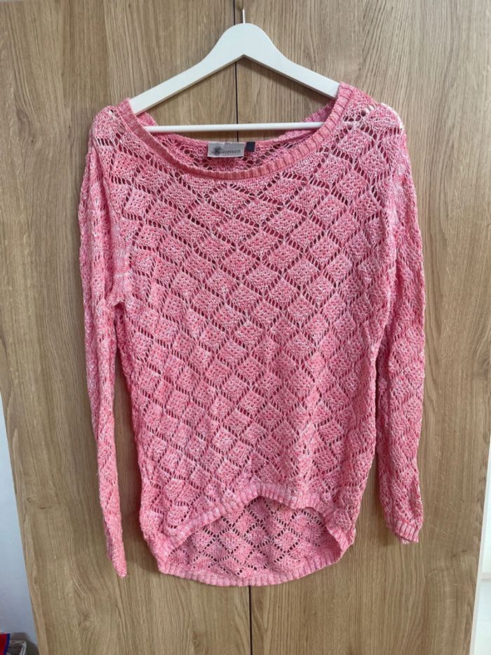 Pull rose femme taille M