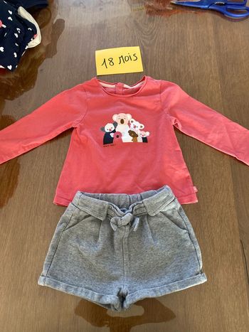 Ensemble Obaïbi 18 mois fille