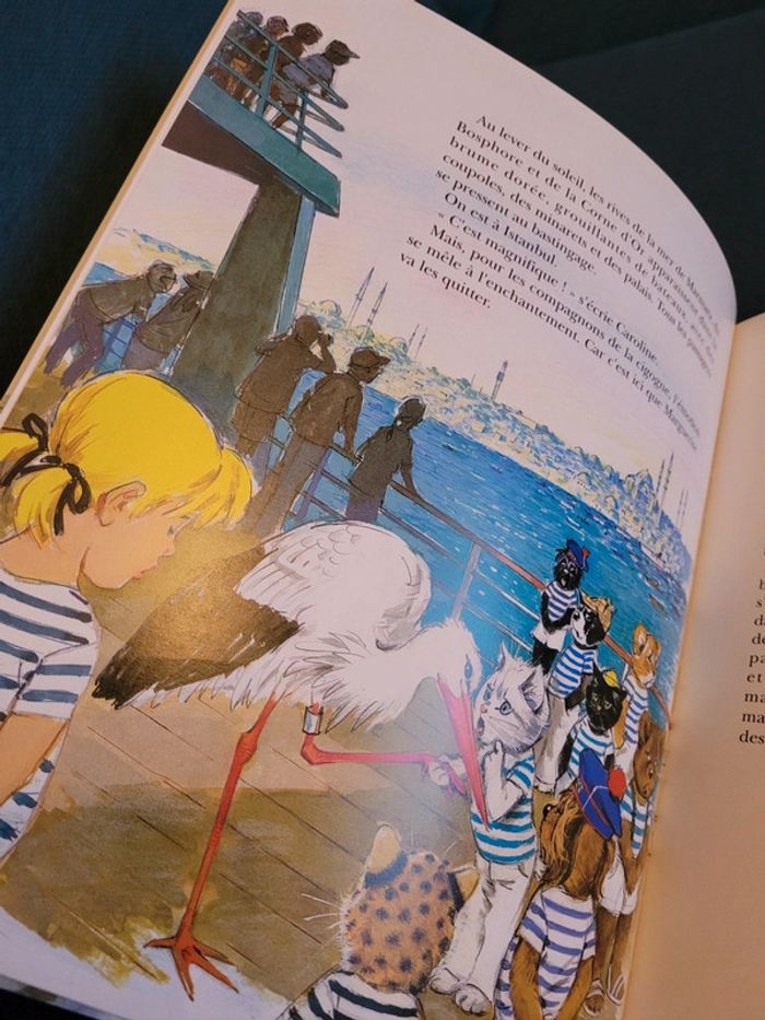 RARE Livre reliure rouge La Croisière de Caroline bateau Pierre Probst Hachette Jeunesse Album - photo numéro 9