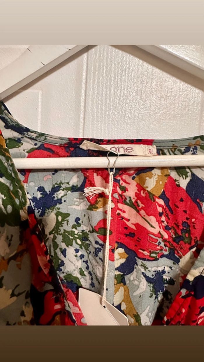 Robe à Fleurs - Neuve - Taille XL avec étiquette - photo numéro 8