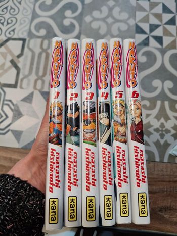 Lot 6 mangas "Naruto"