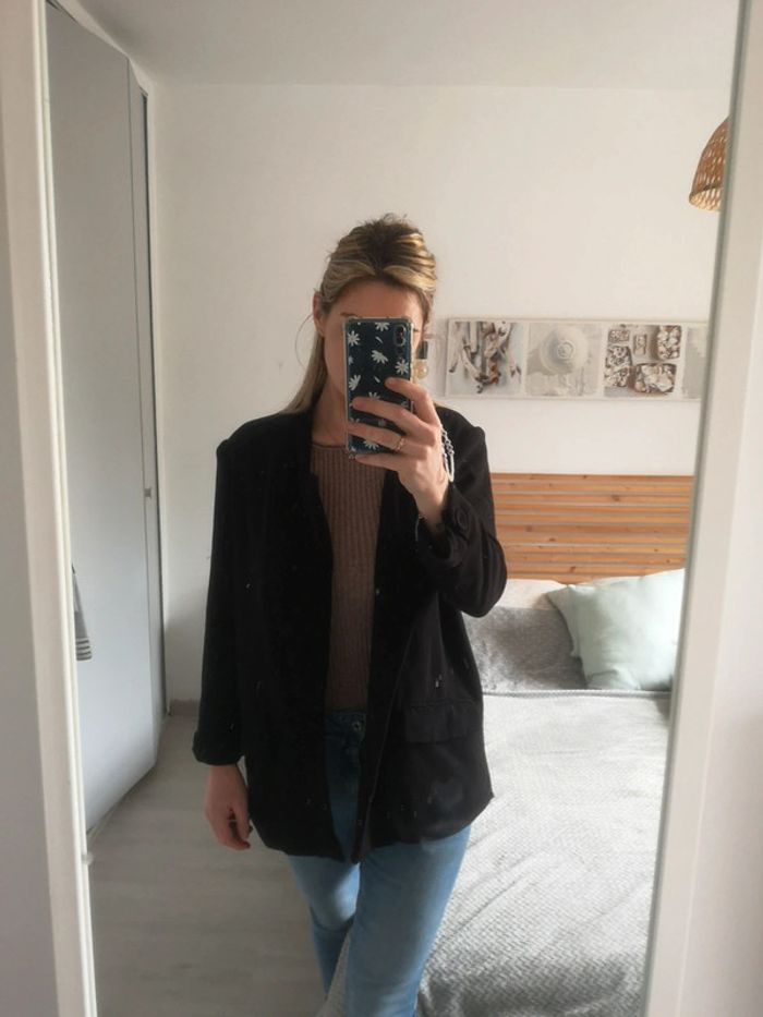 Veste blazer femme noir Andy & Lucy Taille L noir - photo numéro 5