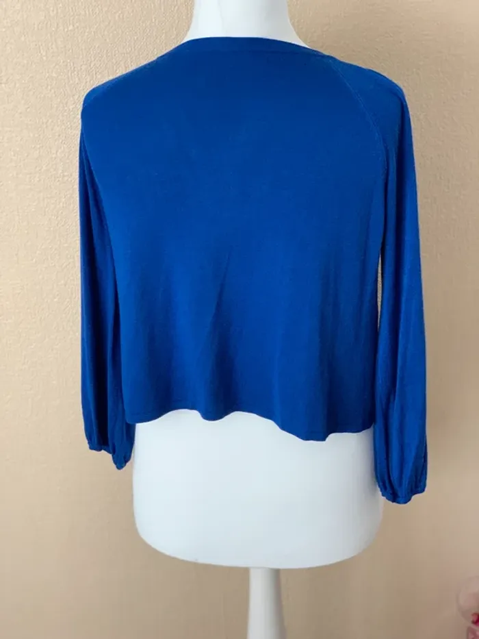 cardigan bleu L-XL - photo numéro 5