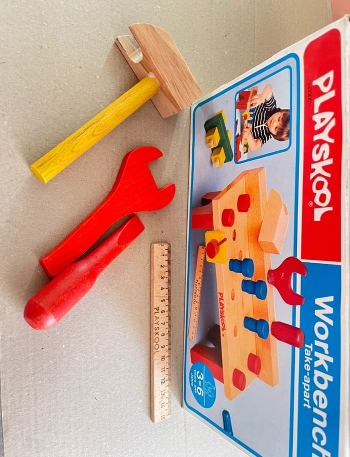 Établi Playskool bois vintage - photo numéro 4