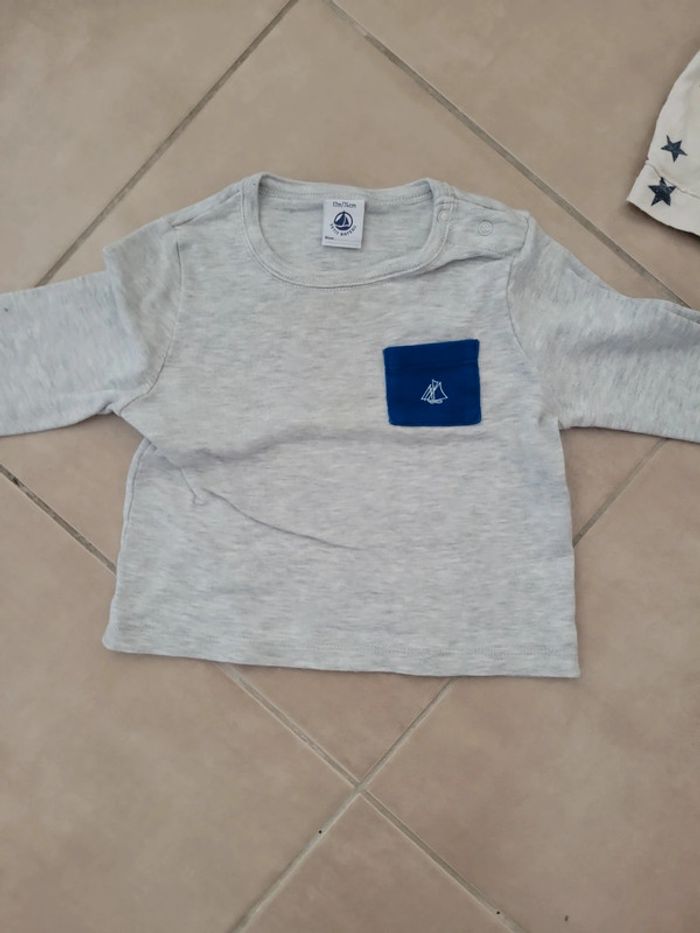 Lot de 3 t shirt Petit bateau - photo numéro 2
