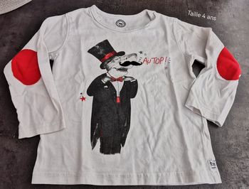 Tee shirt taille 4 ans