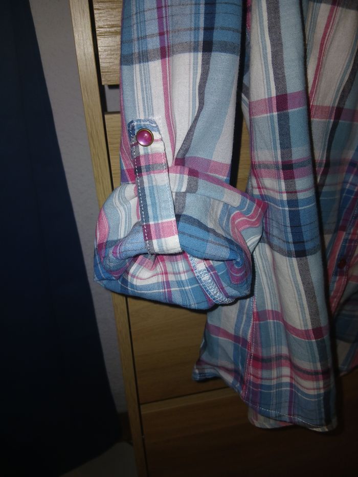 Chemise à carreaux pour femme - photo numéro 2