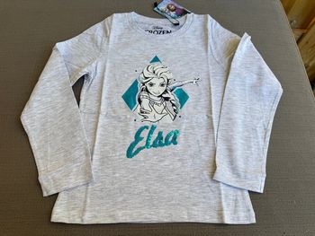 Tee shirt manche la reine des neiges