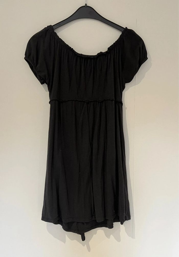 Robe tunique noire Zara - photo numéro 4