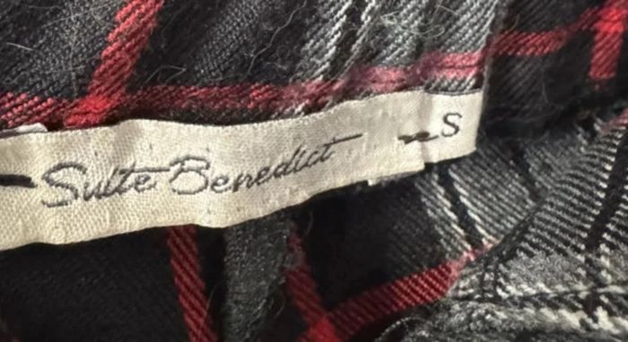 Pantalon évasé à carreaux écossais  Suite Benedict Size S - photo numéro 7
