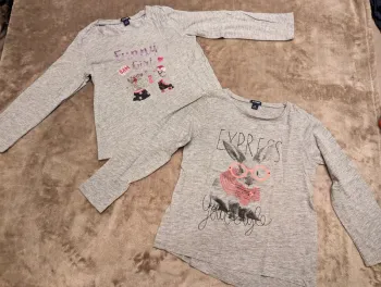 Lot de 2 tee-shirts à manches longues 4 ans kiabi
