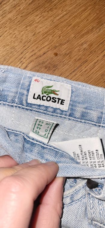 Pantalon coton et lin Lacotte 40