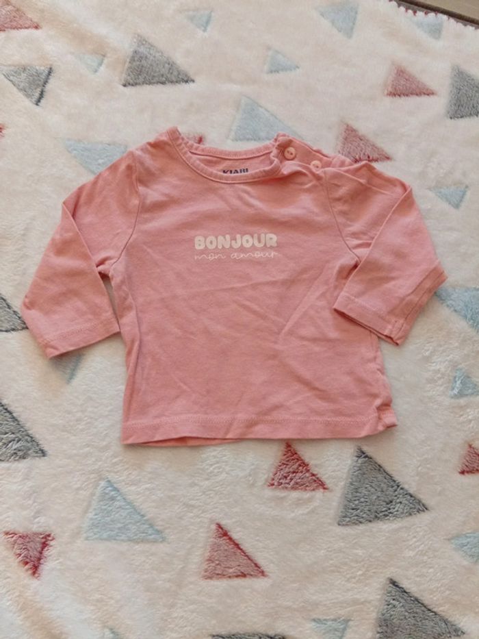 T-shirt Bonjour mon amour