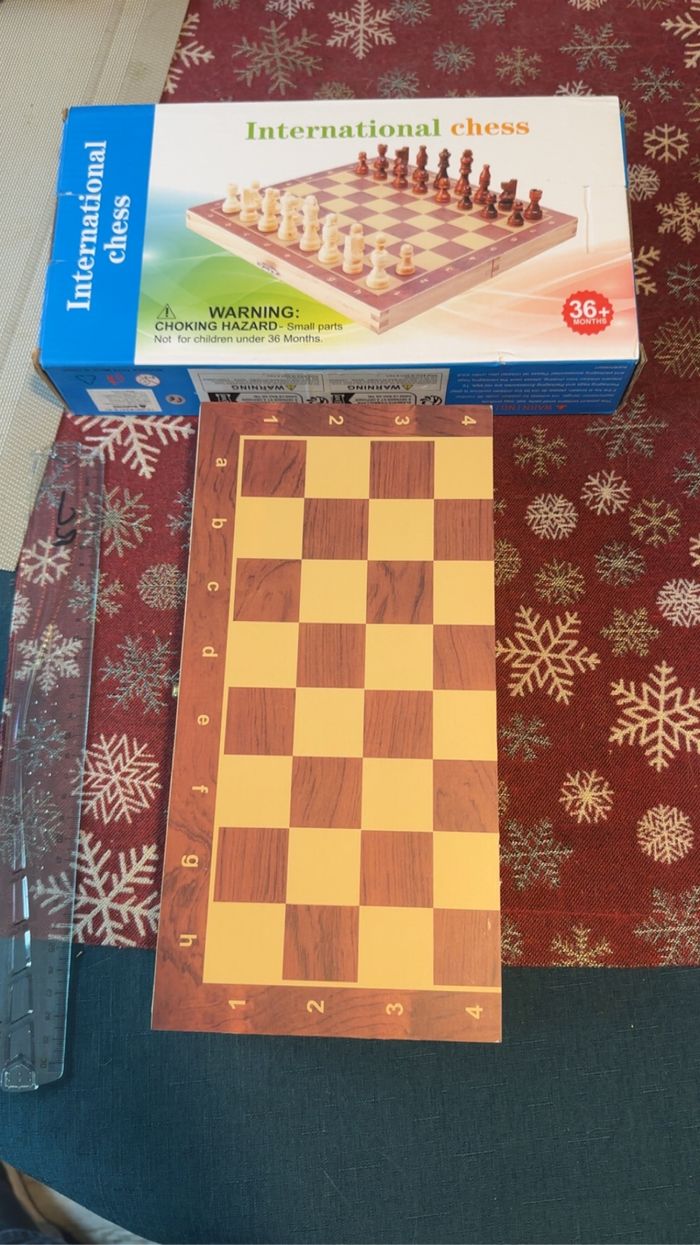 Échiquier en bois aimanté – Jeu d’échecs neuf - photo numéro 6