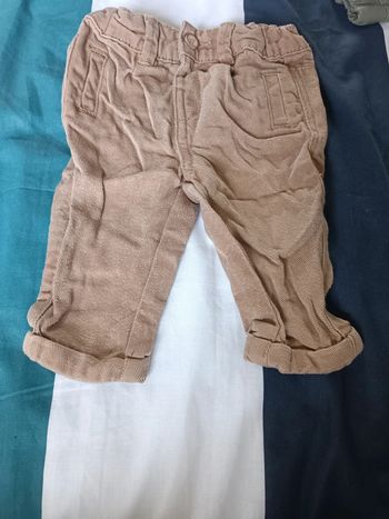 Pantalon toile bébé 3 mois
