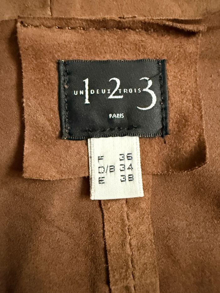 Veste sans manches Un Deux Trois en velours Taille 36 - photo numéro 3