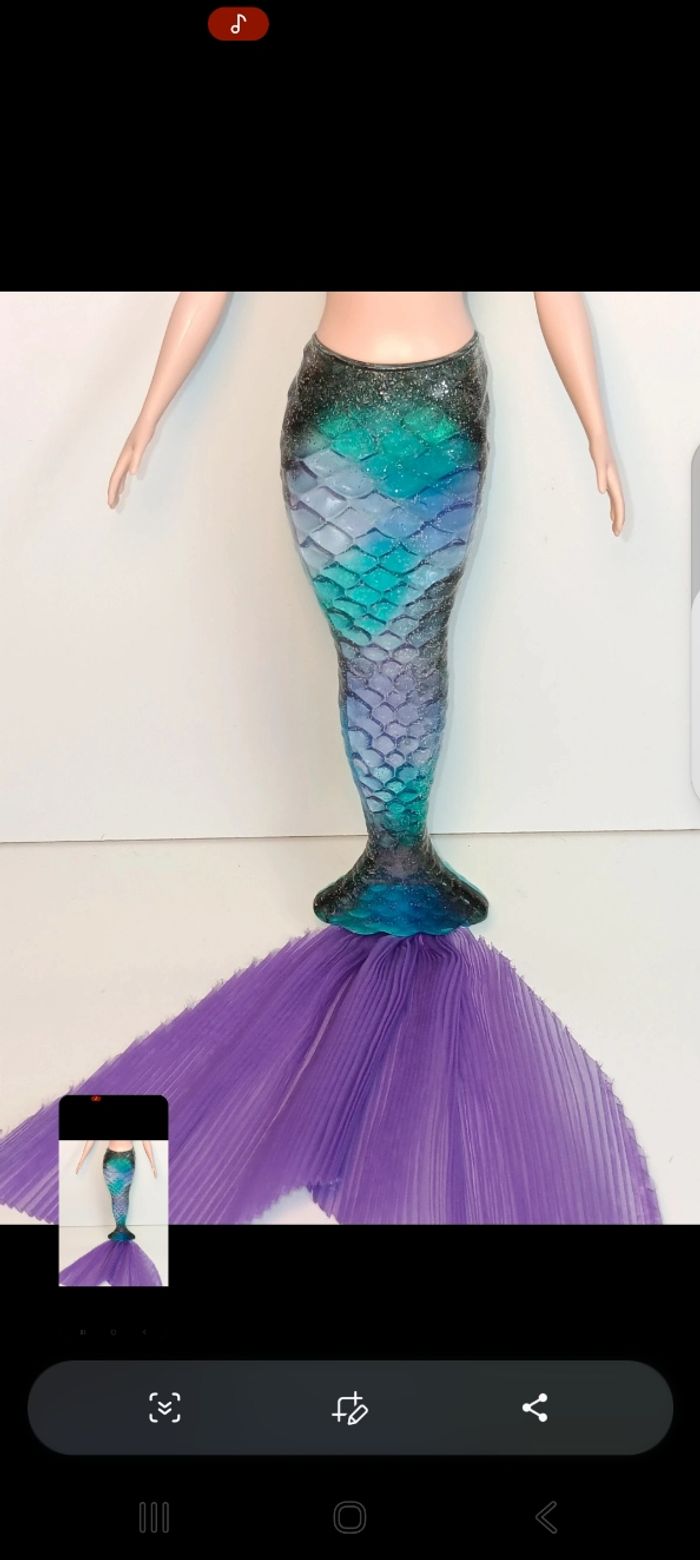 Poupée mattel Barbie Sirène Color Reveal Série 7 gtp43
Poupée et ensemble compris - photo numéro 4