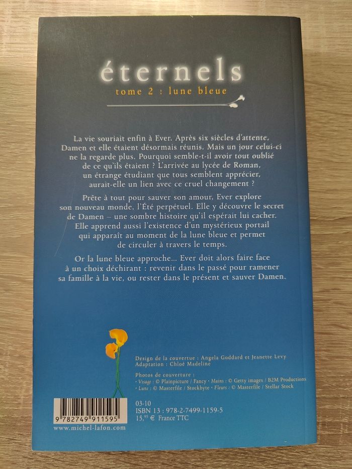 Livre Éternels tome 2 : lune bleue - photo numéro 2