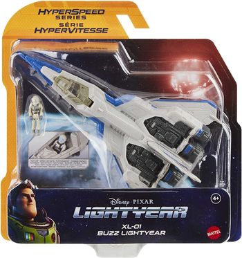 Disney Pixar Buzz L'Eclair Vaisseau  XL-01 Série Hypervitesse + figurine HHJ94