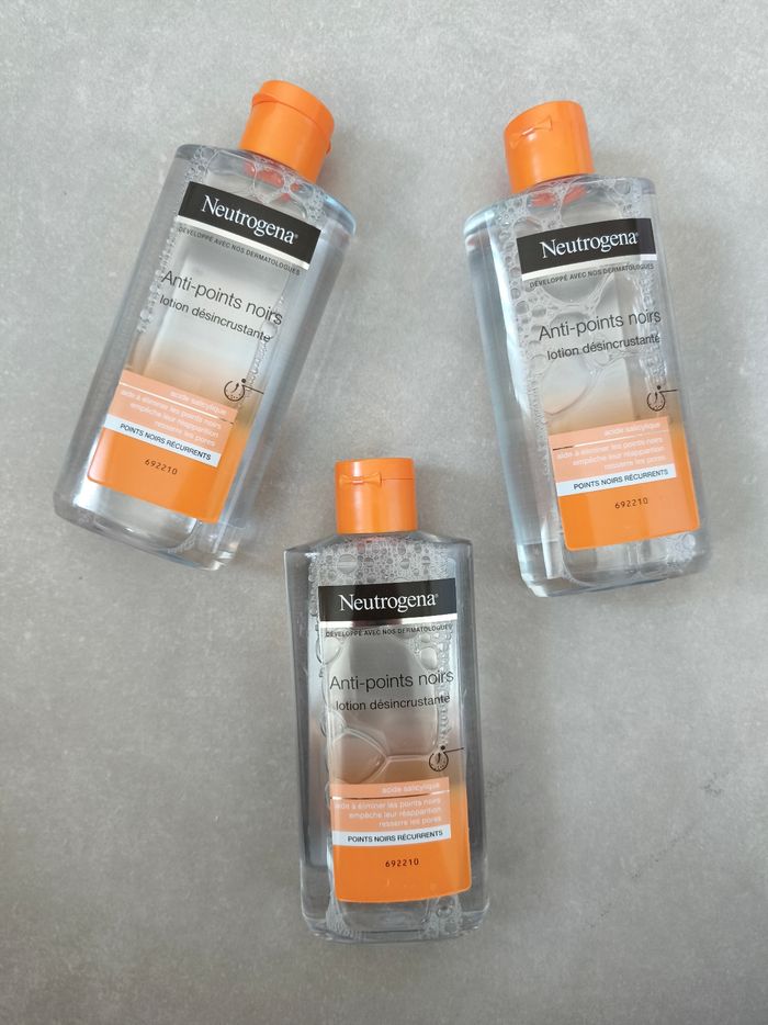 Lot 3 bouteilles de lotion désincrustante