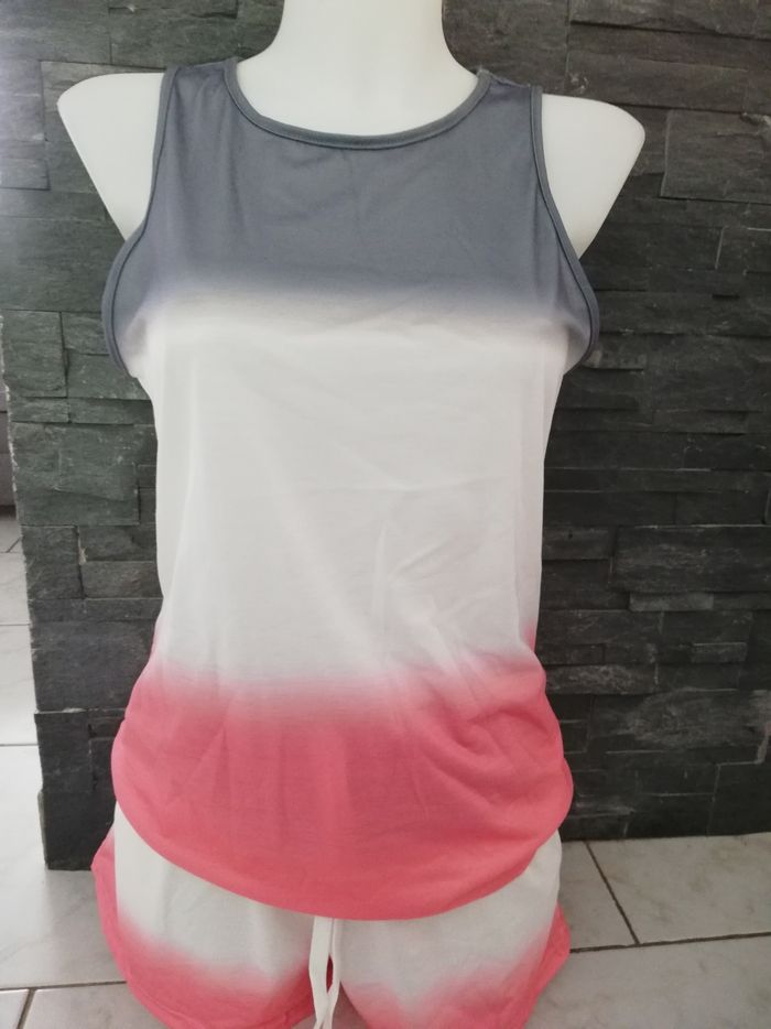 Ensemble tee shirt short